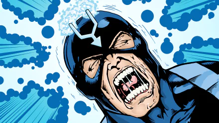 Comic Black Bolt HD Desktop Wallpaper | Background Image