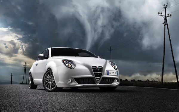 Alfa Romeo vehicle Alfa Romeo MiTo Quadrifoglio HD Desktop Wallpaper | Background Image