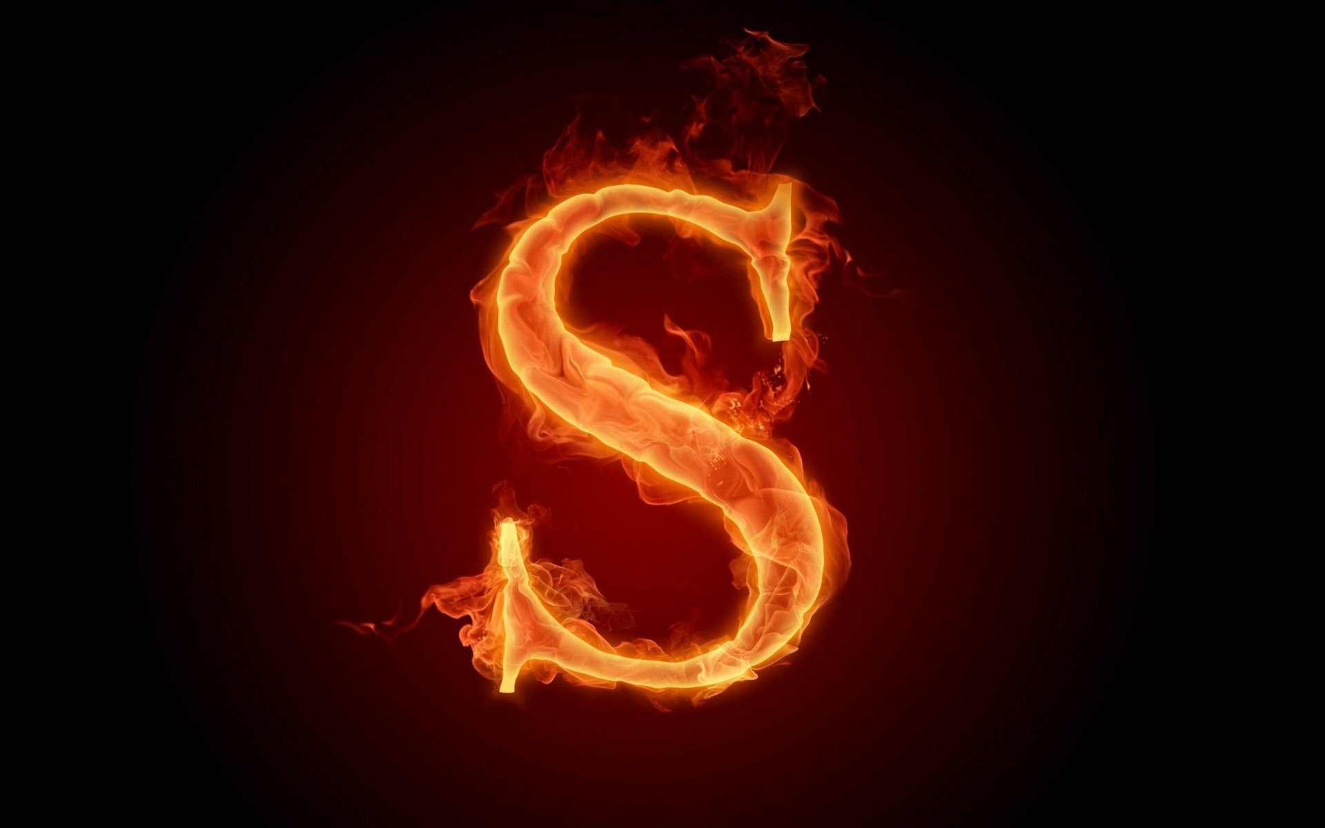 H e a d 1. Огненные буквы. Огненная буква s. Буква s в огне. Красивая буква s.