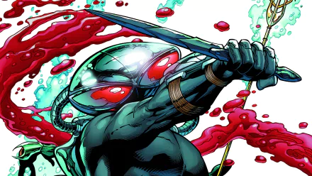 Comic Black Manta HD Desktop Wallpaper | Background Image
