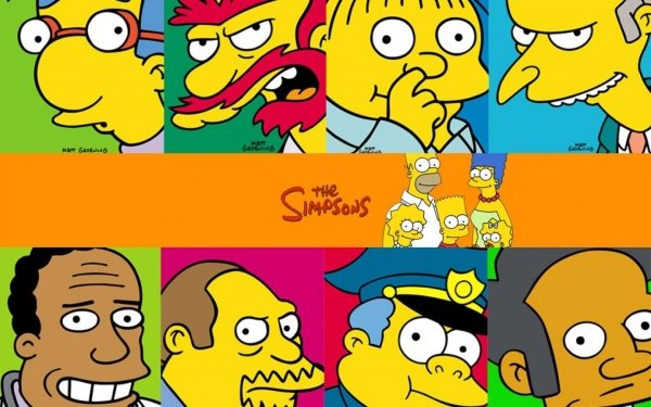 TV Show The Simpsons Milhouse Van Houten Apu Nahasapeemapetilon Ralph Wiggum Montgomery Burns Julius Hibbert Willie HD Wallpaper | Background Image