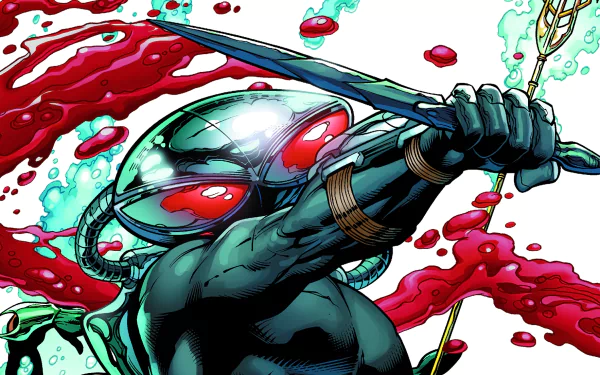 Comic Black Manta HD Desktop Wallpaper | Background Image