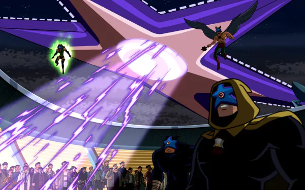 Carter Hall Fire (DC Comics) Batman: The Brave and the Bold Hourman (DC Comics) Hawkman (DC Comics) Starro (DC Comics) TV Show HD Desktop Wallpaper | Background Image