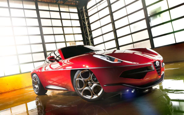 Alfa Romeo vehicle Alfa Romeo Disco Volante HD Desktop Wallpaper | Background Image