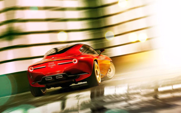 Alfa Romeo vehicle Alfa Romeo Disco Volante HD Desktop Wallpaper | Background Image
