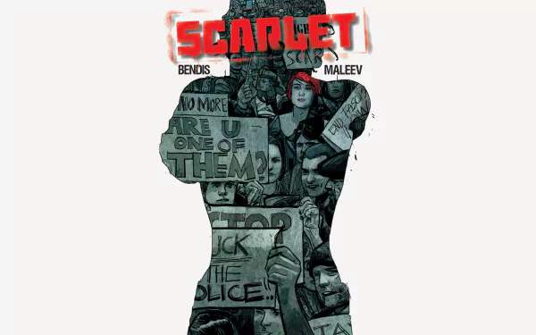 Comic Scarlet HD Desktop Wallpaper | Background Image