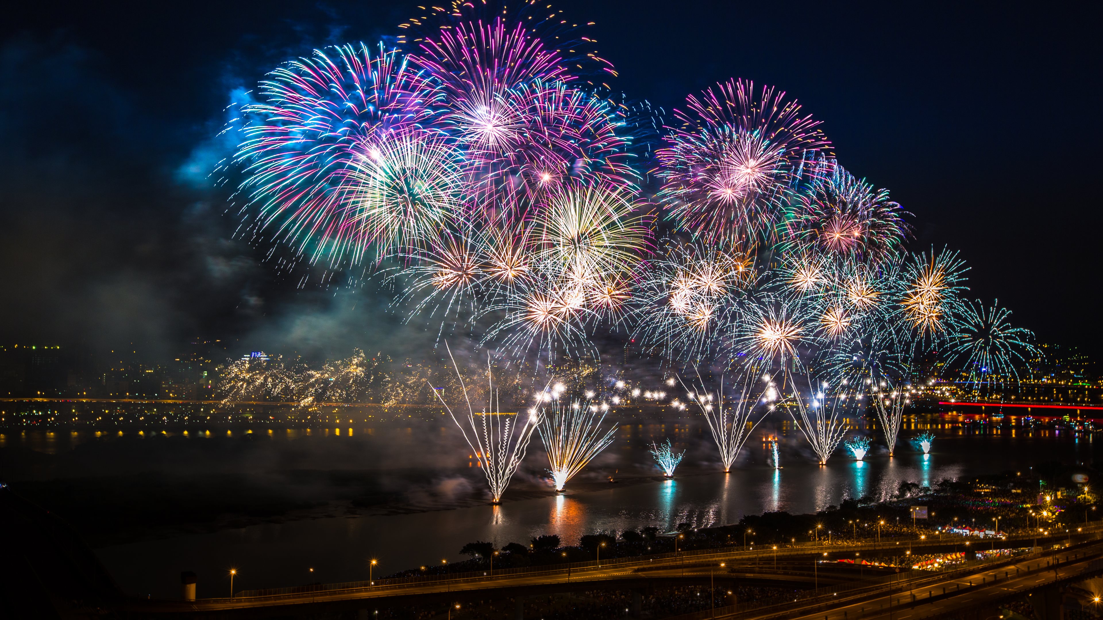 Photography Fireworks 4k Ultra HD Wallpaper | Background Image | 3840x2160