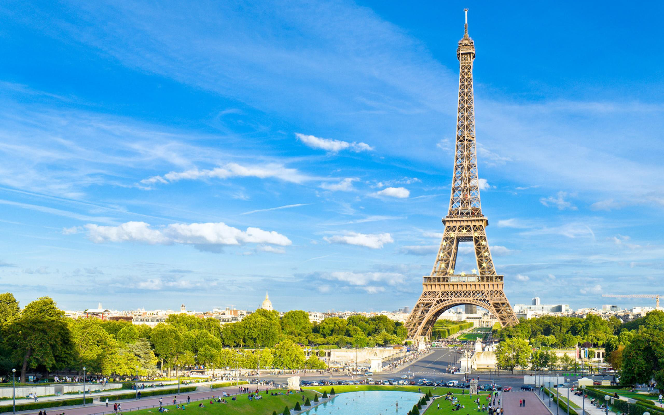 Man Made Eiffel Tower HD Wallpaper | Background Image