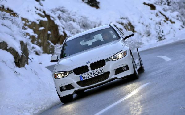 vehicle 2013 BMW 320d HD Desktop Wallpaper | Background Image