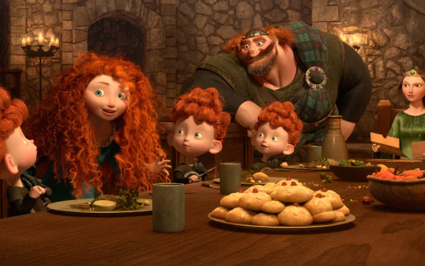 fergus elinor Merida (Brave) Brave (Movie) movie Brave HD Desktop Wallpaper | Background Image