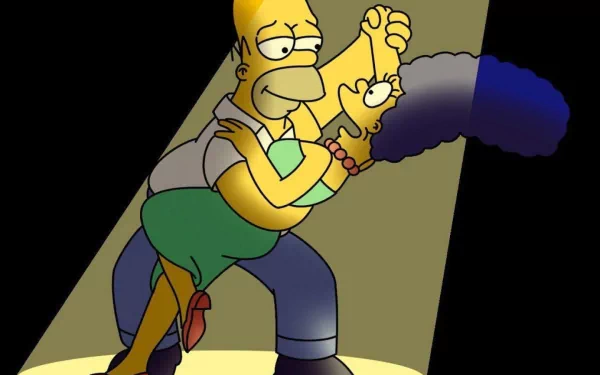 Marge Simpson Homer Simpson TV Show The Simpsons HD Desktop Wallpaper | Background Image