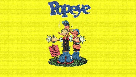 Comic Popeye HD Desktop Wallpaper | Background Image