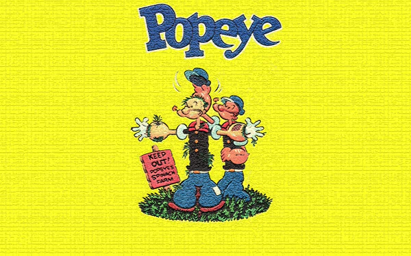 Comic Popeye HD Desktop Wallpaper | Background Image