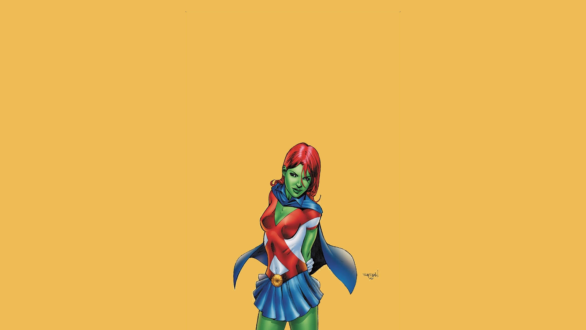 Comics Miss Martian HD Wallpaper | Background Image