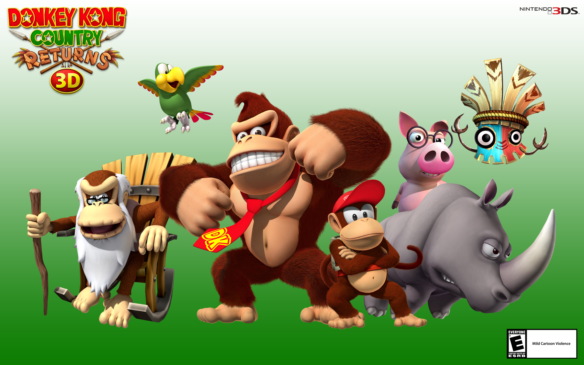 Video Game Donkey Kong Country Returns 3D HD Wallpaper | Background Image