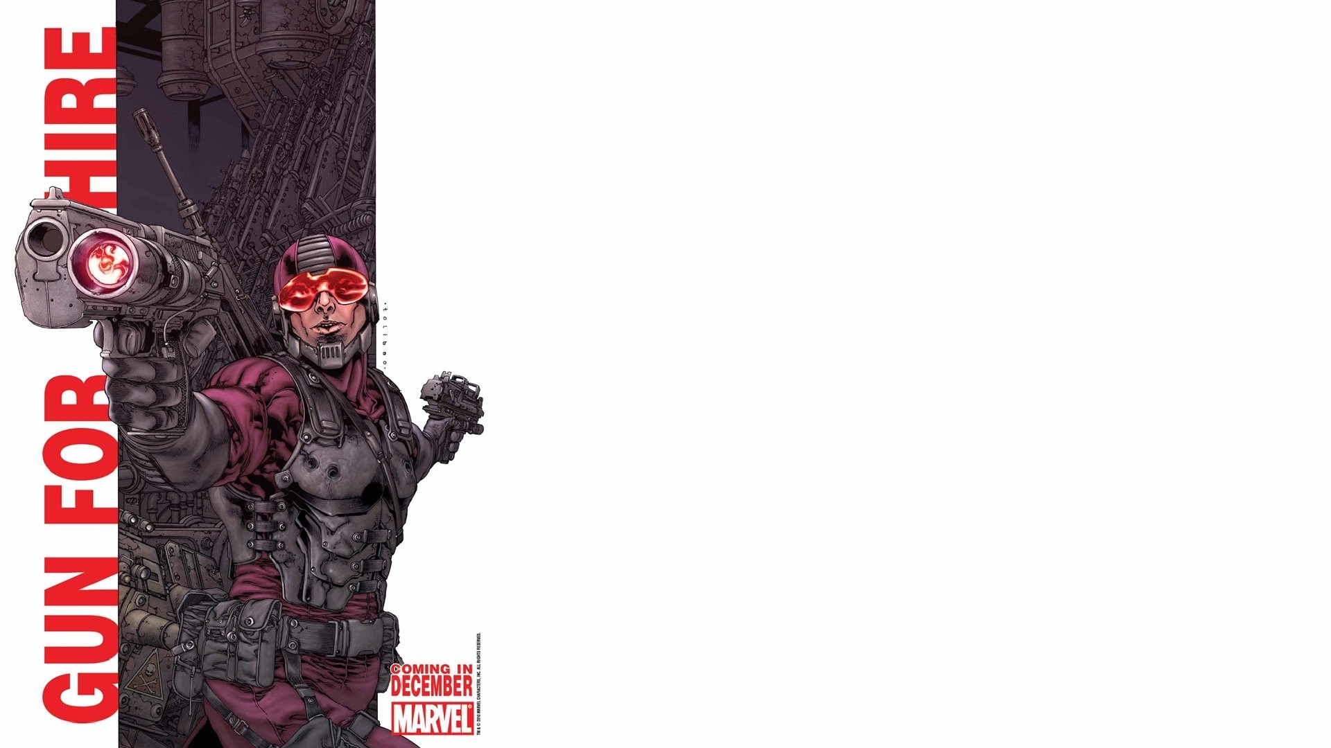 Comics Gun For Hire HD Wallpaper