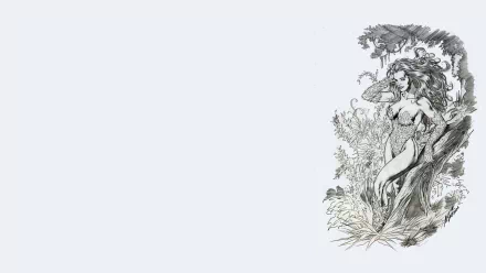 Comic Poison Ivy HD Desktop Wallpaper | Background Image