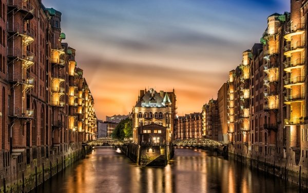 Man Made Hamburg Cities Germany City HD Wallpaper | Background Image