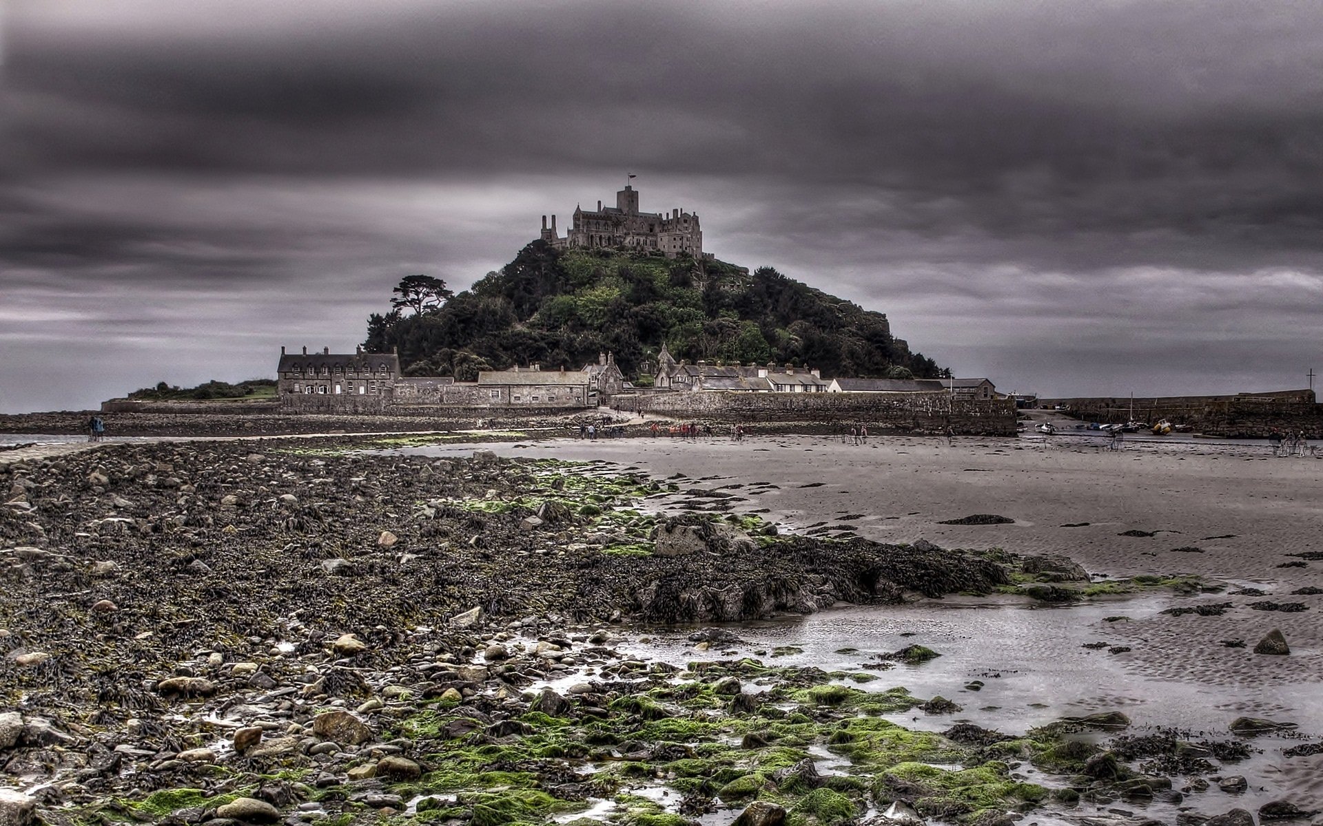 Download Religious Mont Saint- Michel HD Wallpaper