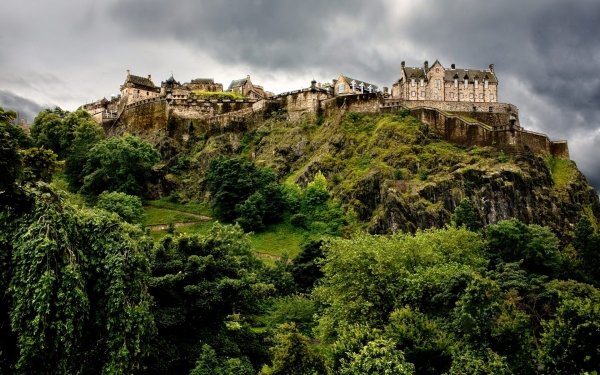 Man Made Edinburgh Castle Castles United Kingdom Edinburgh Castle HD Wallpaper | Background Image