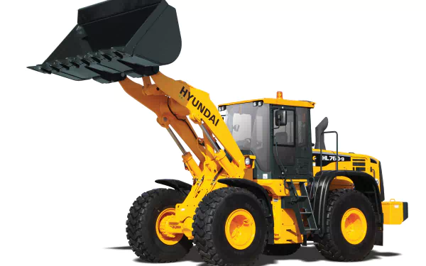 vehicle Hyundai wheel loader HD Desktop Wallpaper | Background Image