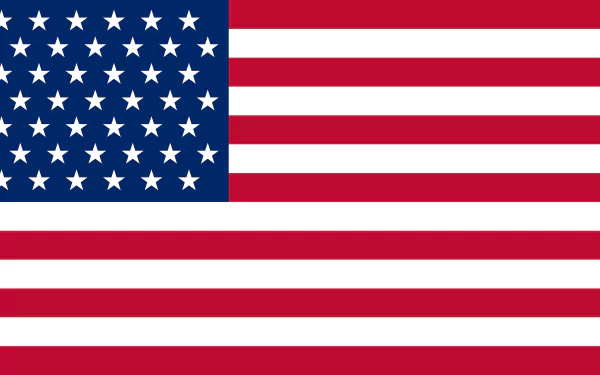 HD desktop wallpaper of the American flag, featuring a blue field with white stars and alternating red and white stripes.