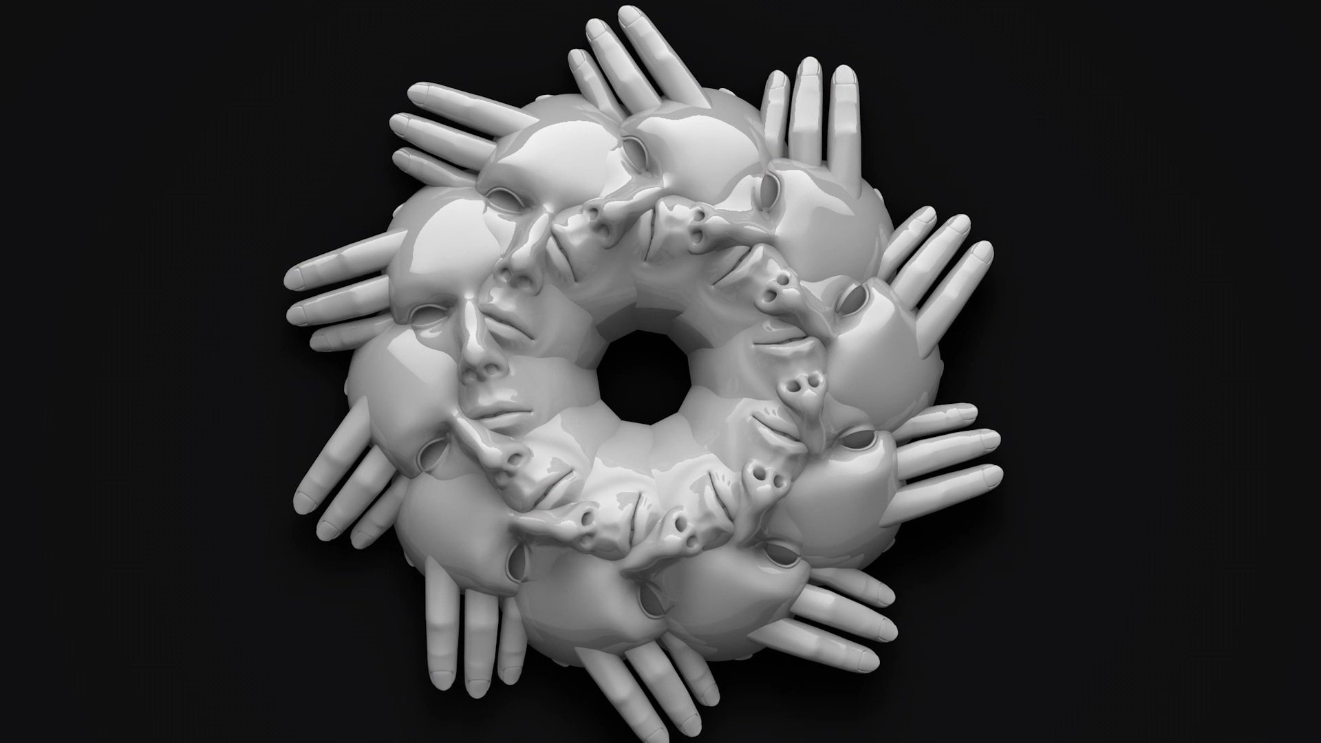 Download Hand Head Max Cooper Music Artistic HD Wallpaper