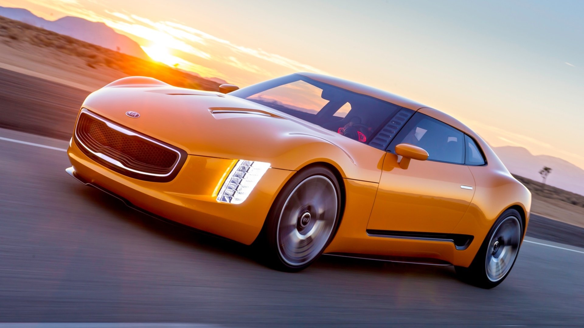 Download Vehicle 2014 Kia GT4 Stinger Concept HD Wallpaper