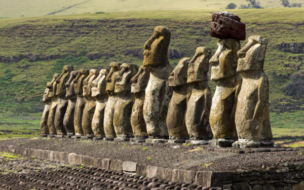 man made ahu tongariki HD Desktop Wallpaper | Background Image