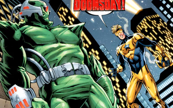 Comic Booster Gold HD Desktop Wallpaper | Background Image