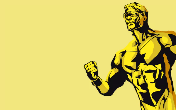 Comic Booster Gold HD Desktop Wallpaper | Background Image