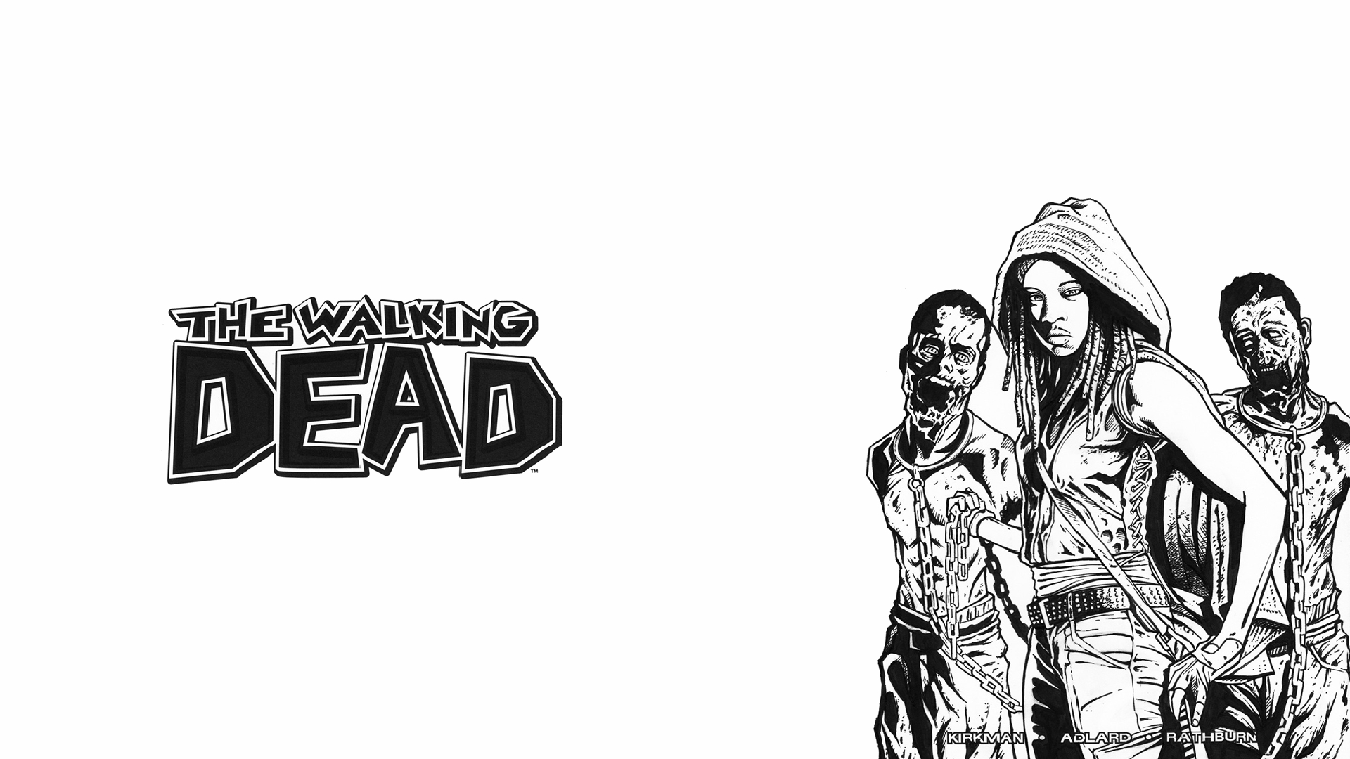 walking dead comic rick wallpaper