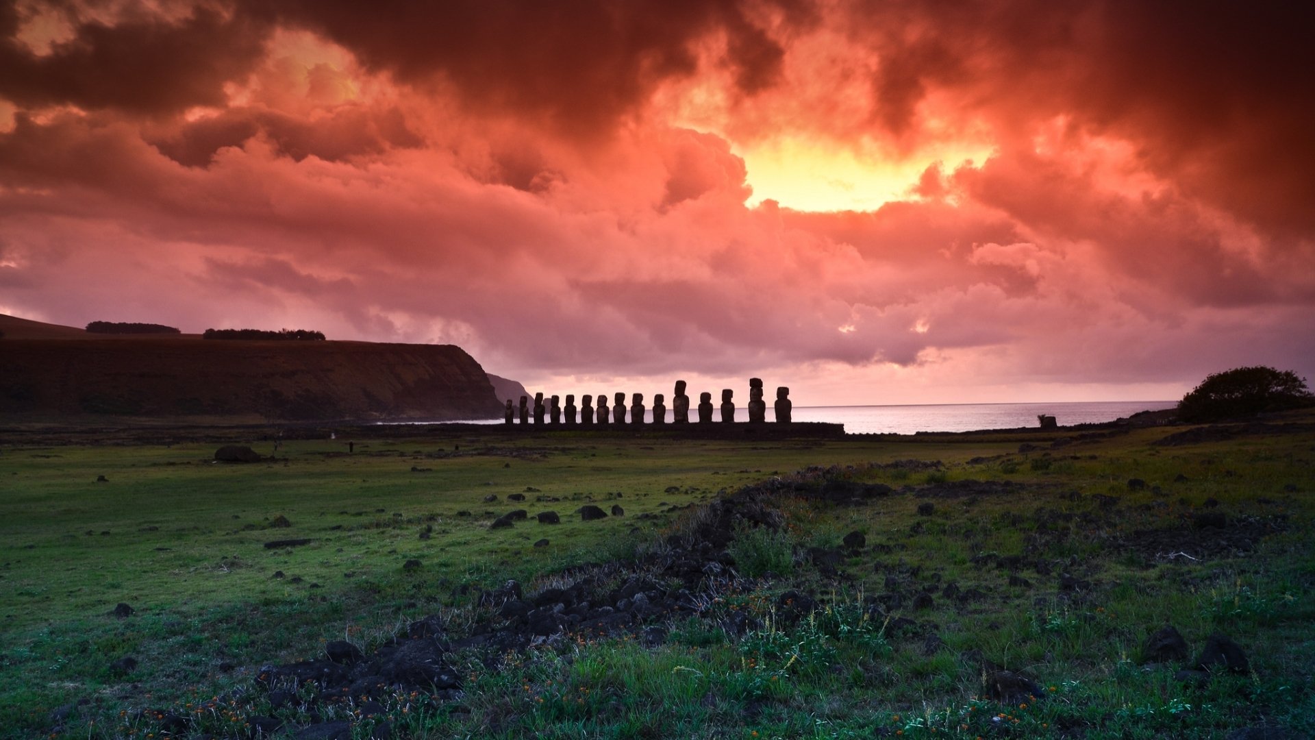 Download Man Made Ahu Tongariki HD Wallpaper