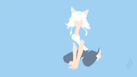 Black Hanekawa Tsubasa Hanekawa Anime Monogatari (Series) HD Desktop Wallpaper | Background Image