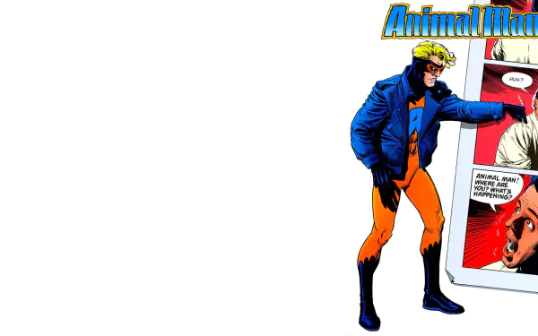 Comic Animal Man HD Desktop Wallpaper | Background Image