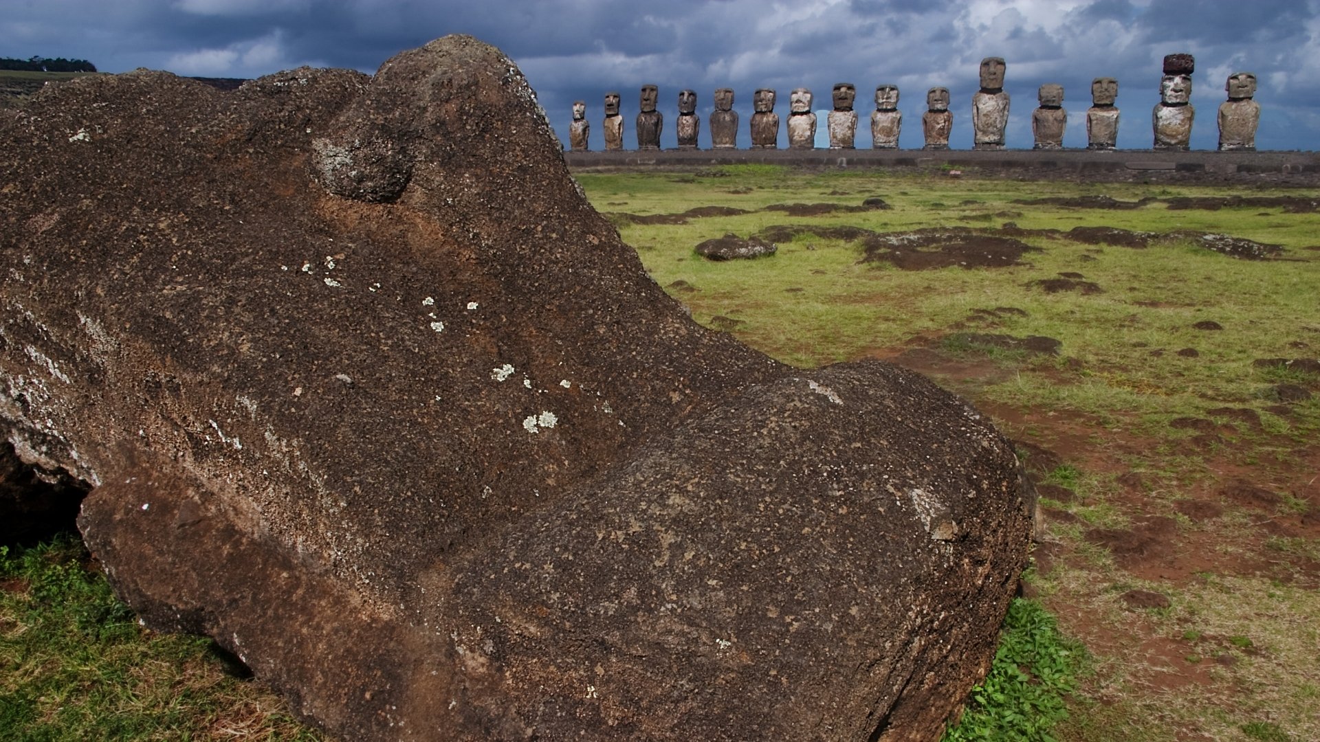 Download Man Made Ahu Tongariki HD Wallpaper