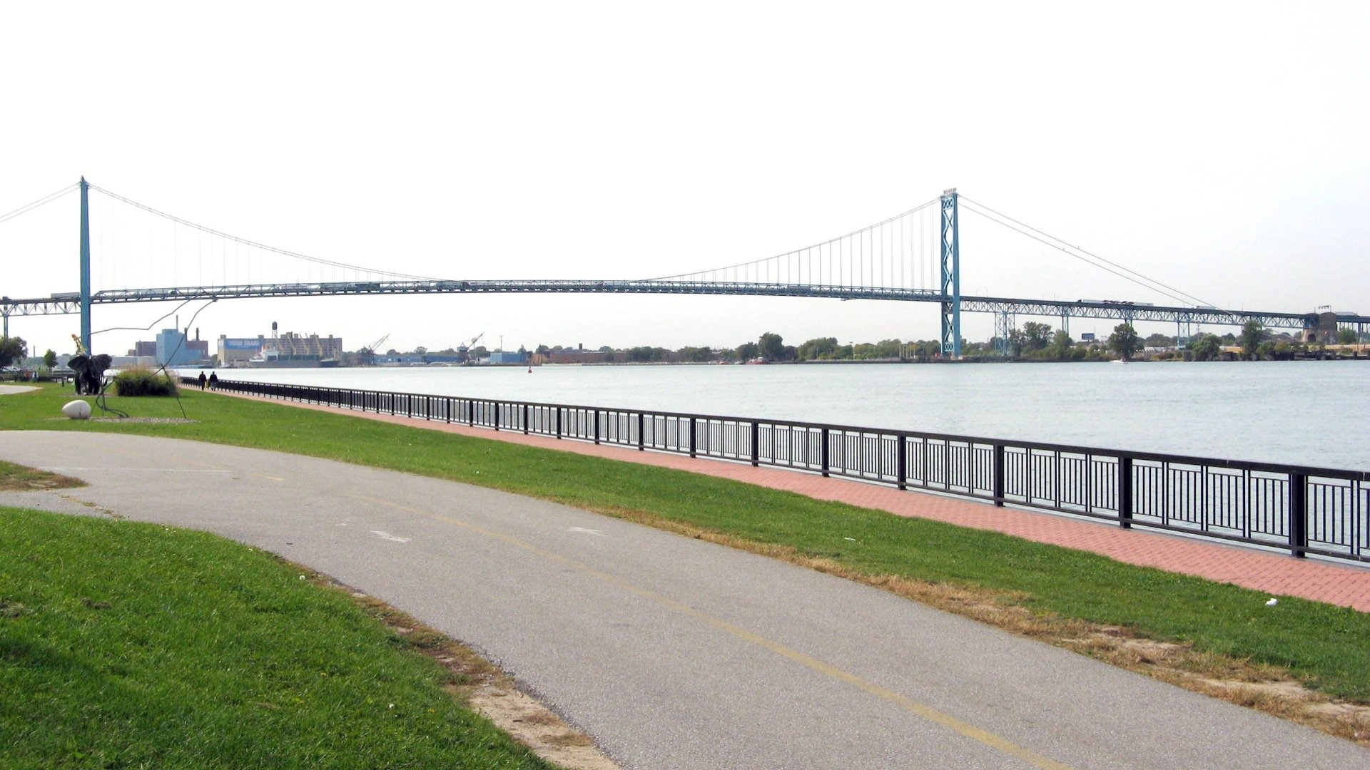 Download Man Made Ambassador Bridge HD Wallpaper