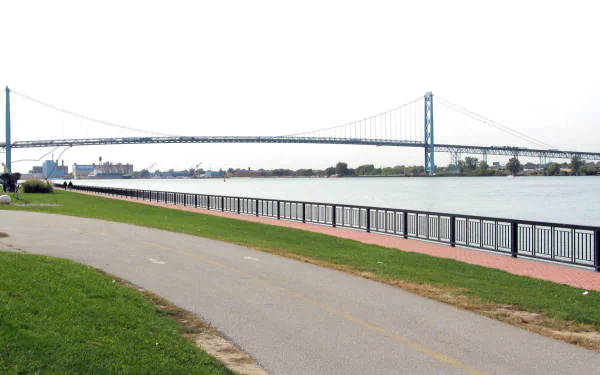 man made ambassador bridge HD Desktop Wallpaper | Background Image