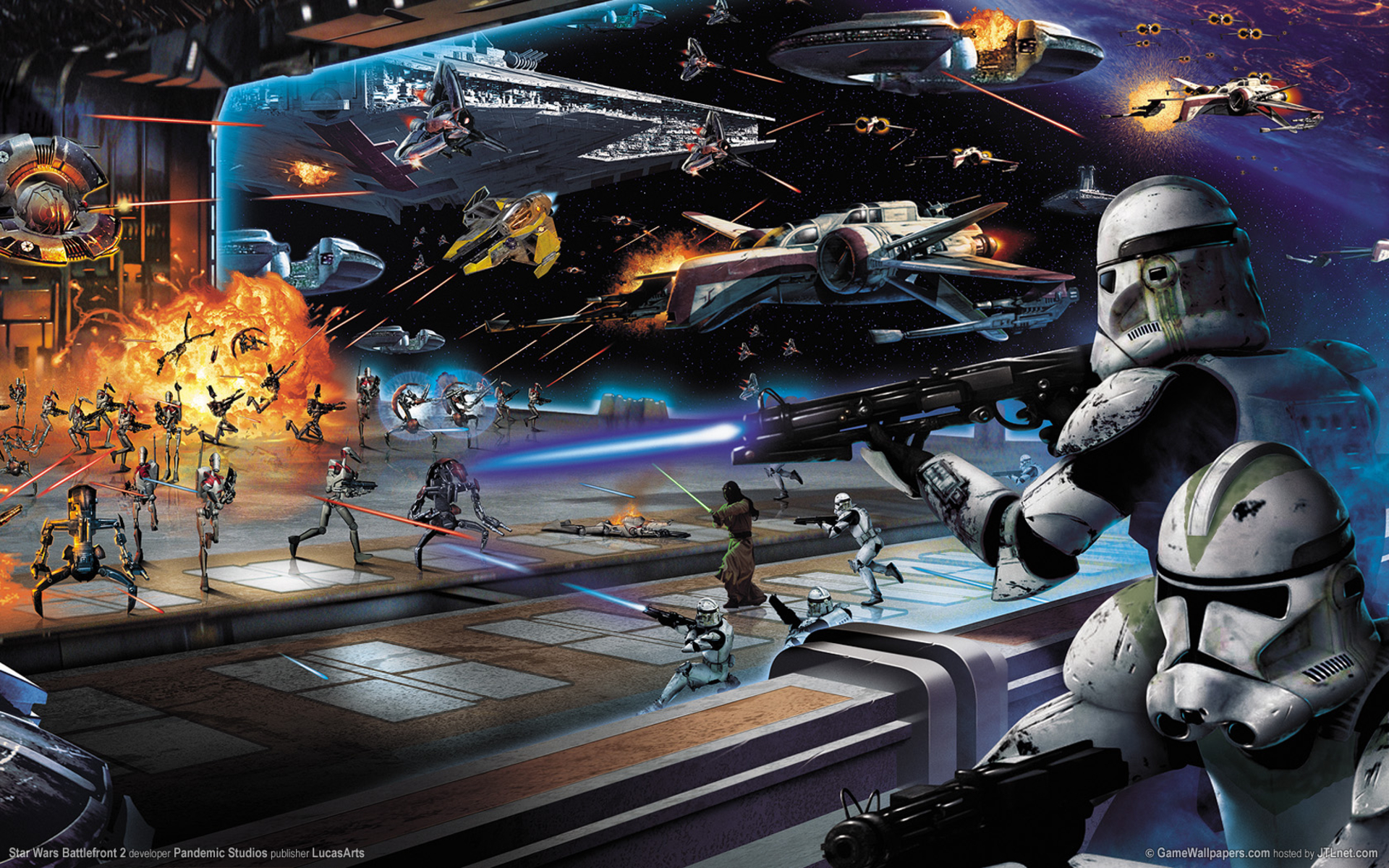 Star Wars-Life or Death-Battle on a republic cruiser 