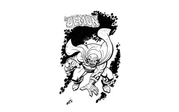 Comic the demon HD Desktop Wallpaper | Background Image