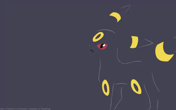 Shiny Umbreon Anime HD Wallpaper