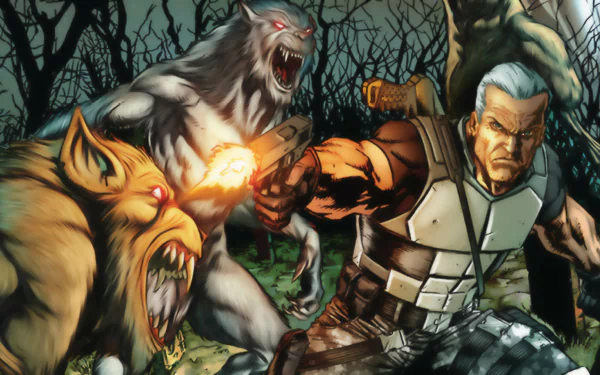Comic Grimm Fairy Tales: Werewolves HD Desktop Wallpaper | Background Image