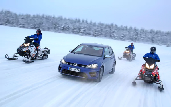 vehicle Volkswagen Golf R HD Desktop Wallpaper | Background Image