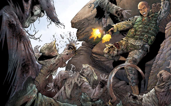 Comic stitched HD Desktop Wallpaper | Background Image