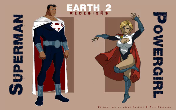 Power Girl Superman Earth-Two (DC Comics) Comic earth 2 HD Desktop Wallpaper | Background Image