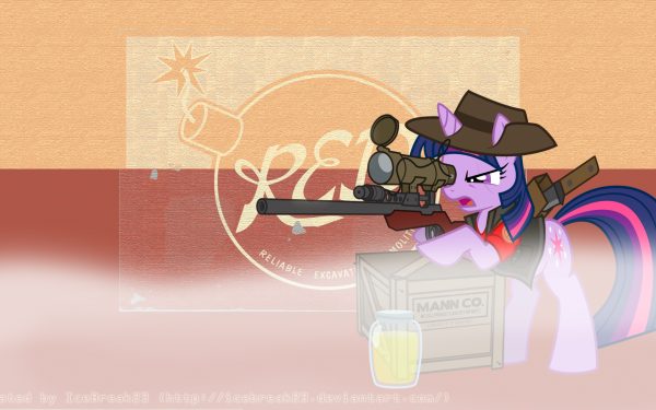 TV Show Crossover Twilight Sparkle Team Fortress 2 Vector My Little Pony HD Wallpaper | Background Image