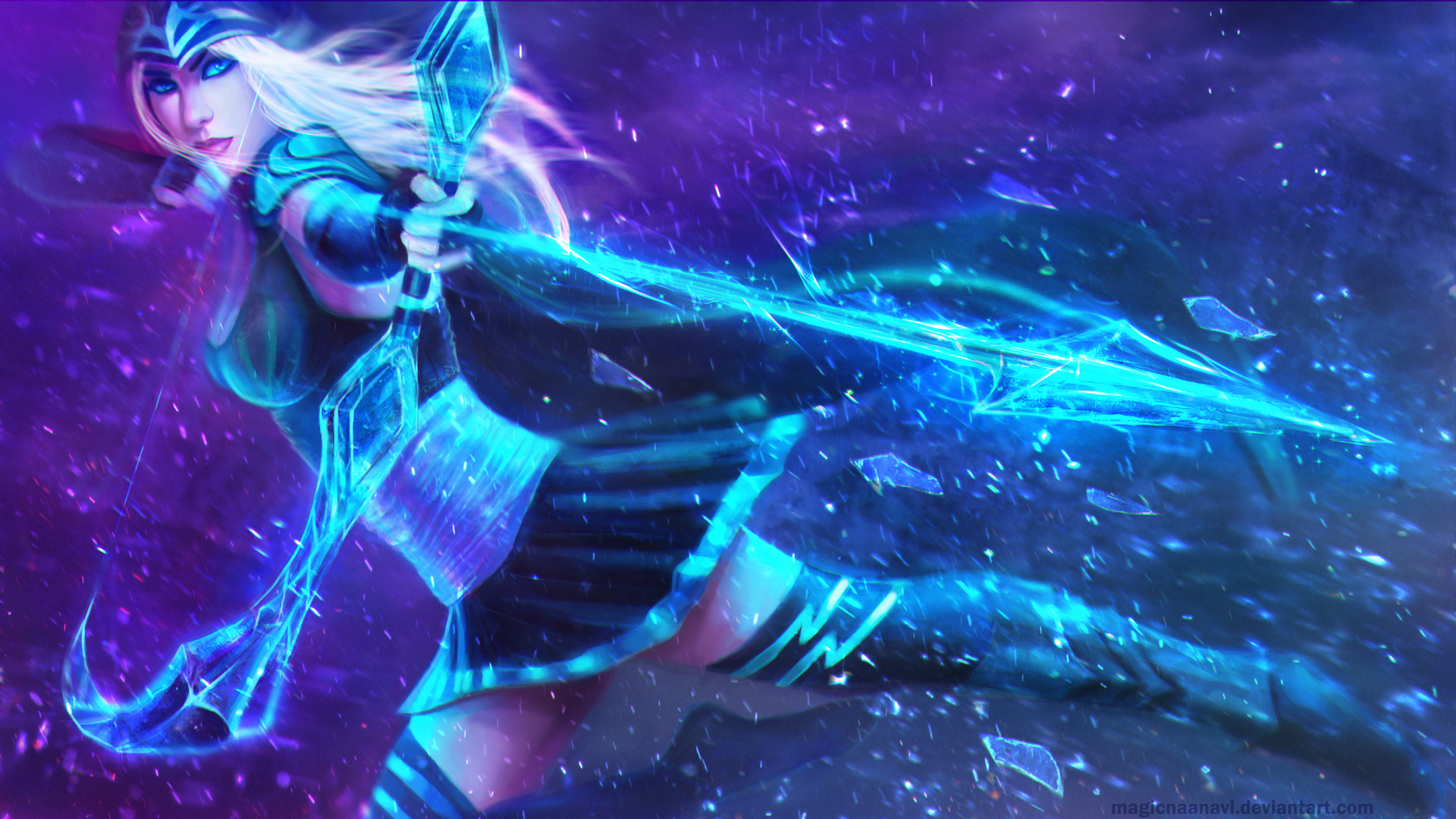 Ashe League of Legends 4K 8K Wallpapers, HD Wallpapers