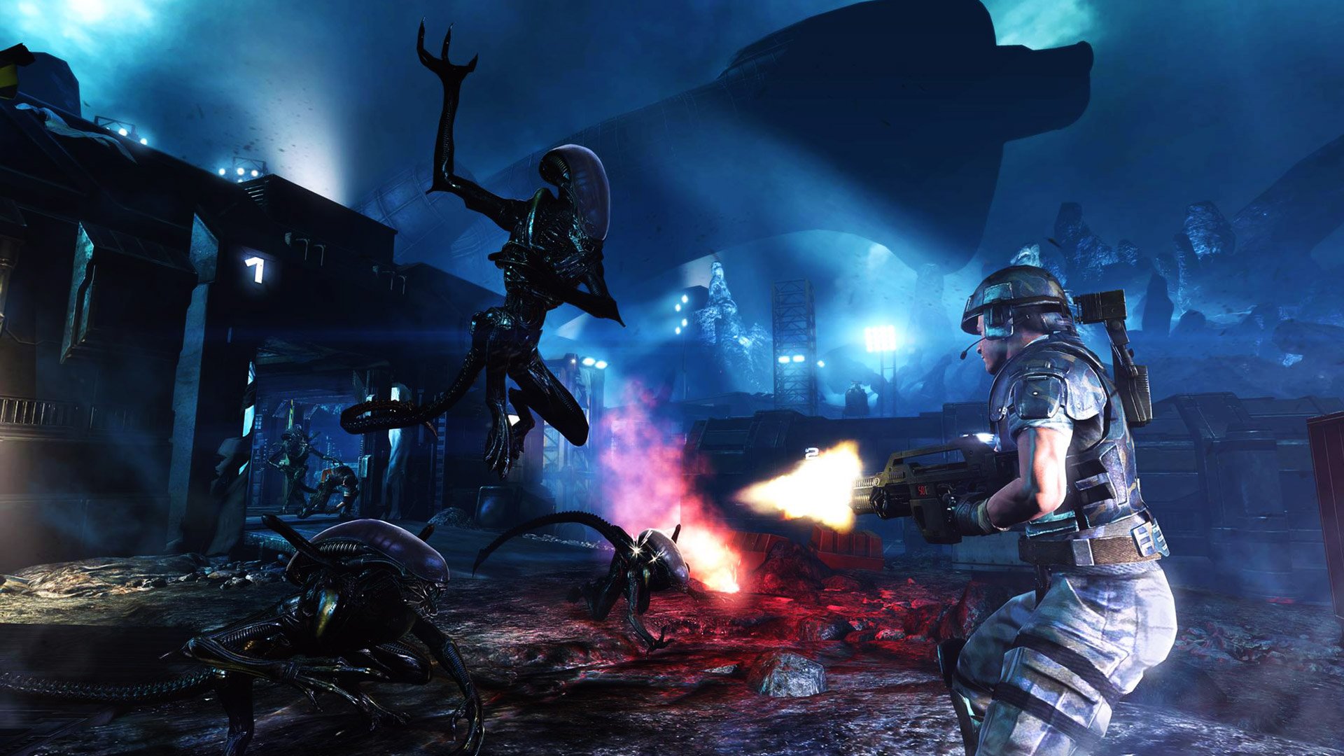 Download Video Game Aliens: Colonial Marines HD Wallpaper