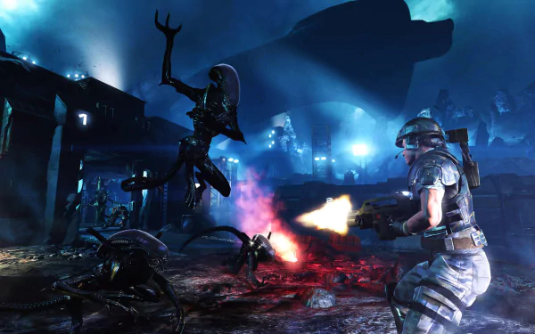 video game Aliens: Colonial Marines HD Desktop Wallpaper | Background Image