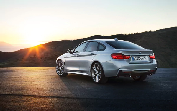 silver car car BMW 4 Series BMW vehicle BMW 4 Series Gran Coupé HD Desktop Wallpaper | Background Image